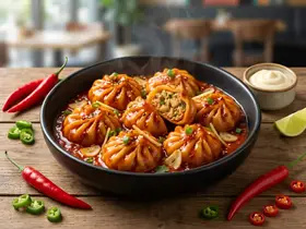 Chicken Schezwan Momos