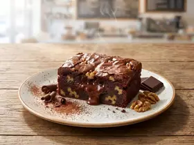 Belgian Walnut Brownie