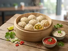 Veg Special Steamed Momos