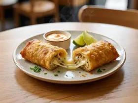 Chicken Cheese Cigar Roll