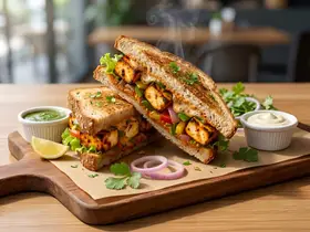 Paneer Tikka Sandwich