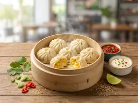 Com Cheese Momos