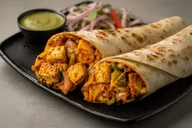 Achari Paneer Wrap