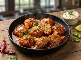 Chef's Special Chicken Schezwan Momos